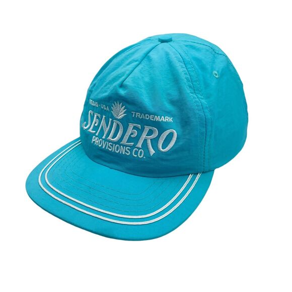 Sendero Provisions Co. Trademark Blue Aqua Snapback Hat - Picture 2 of 6